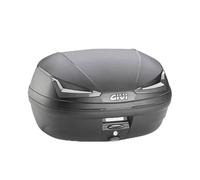 GIVI E455NT Baúl Monolock Simply IV Tech negro catadióptricos ahumados 45 l con placa universal