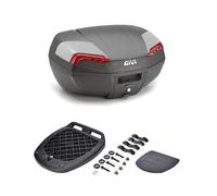 Maleta GIVI E46N2 46L Negro Riviera Monolock Placa Universal Moto Scooter