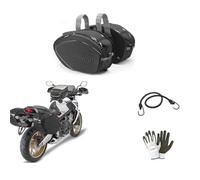 Givi EA101B - Par de maletas laterales para moto, scooter, universal, 30 litros, color negro + regalo