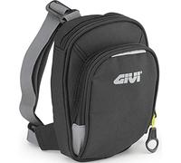 Givi EA109B Easy Bag Bolsillo de Pierna Negro con Dos Ranuras, Volumen 1 Litro, Carga Máxima 1 Kg