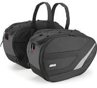 Givi Easy-Bag Easy10, bolsas de sillín 35/35 l male Negro/Gris