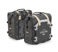 GIVI GRT709B Canyon - Par de bolsas laterales para moto, impermeables, con sistema de fijación Unifit, 35 + 35 litros