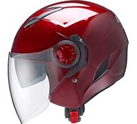 GIVI H123BR36654 Hps 12.3 Stratos Deni Jet Casco, Color Rojo, Talla 54/XS