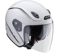 GIVI H206BB91060 Hps 20.6 Jet Casco, Fibra Óptica, Color Blanco, Talla 60/L