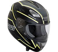 Givi H502FBKNY54 Hps 50.2F Integral Casco, Color Negro Mate y Amarillo Neón, Talla 54/XS