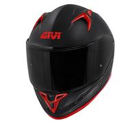 Givi Hps 50.9-Casco Integral Deportivo Basic Graphic Atomic Sport, Negro, Talla única