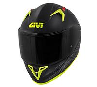 Givi Hps 50.9-Casco Integral Deportivo Basic Graphic Atomic Sport, Negro, Talla única
