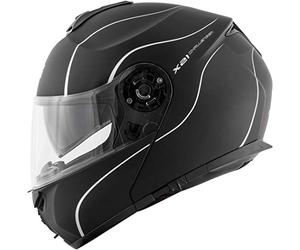 GIVI HX21BN90054 Hps Hx21 Casco Modular Challenger, Color Negro Mate, Talla 54/XS