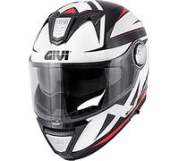 GIVI HX23FPTBK63 Casco, Negro/Blanco/Rojo, XXL