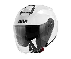 Givi Jethelm HPS X.25 Basic-Casco Jet de Color sólido, Negro, L
