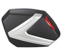 Givi Juego de maletas B37 estética plata PLATA, ROJO