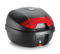 Givi Baúl Monolock K30N 30 litros – 3 kg de carga – Negro con catadriópticos rojos