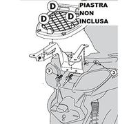 GIVI KR3700 Portaequipajes para Monolock Baúl para Yamaha X-Max 125-250 10> 13, Mbk Skycruiser 125 10> 12