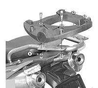 GIVI KR79 Baúl-Tirante Negro para Monokey Baúl para Aprilia Pegaso 650 Strada/Trail Bj. 05-11