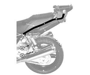 GIVI KZ527 Portaequipajes para Monokey o Monolock Baúl para Suzuki Gsx 1400 02 > 09