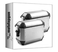 givi maletas laterales ala36apack2 monokey trekker alaska aluminio 72 lt + soporte compatible con yamaha ténéré 700 world raid 2022 2023 2024 mototopgun ala36apack2 + plo2145mk