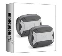 givi maletas laterales trk35bnpack2 monokey trekker lite grigio 70 lt + soporte compatible con honda cbf 600 s/n 2004 2005 2006 2007 2008 2009 2010 2011 2012 mototopgun trk35bnpack2 + pl174