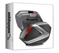 givi maletas laterales v37n monokey side plata 74 lt + soporte compatible con bmw r 1200 rs 2015 2016 2017 2018 mototopgun v37n + plxr5117