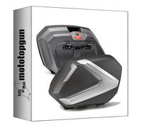 givi maletas laterales v37nt monokey side plata tech 74 lt + soporte compatible con yamaha tracer 900 / gt 2018 2019 2020 mototopgun v37nt + plxr2139 + 2139kit