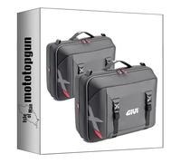 givi maletas laterales xl09 monokey negro 66 lt + soporte compatible con bmw g 310 gs 2017 2018 2019 2020 2021 2022 2023 2024 mototopgun xl09 + xl09 + pl5126