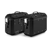 GIVI Maletas Pintadas Negras 36 Lt Con 3 Cilindros Cerradura Con Llave Igual