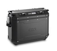 Givi OBK37BL Trekker Outback 37 Izquierda Monokey AluminioBaúl Lateral de Aluminio, Color Negro, 37 litros, Carga Máxima 10 Kg