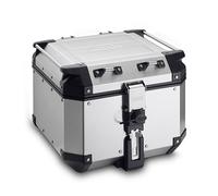 GIVI Trekker Outback 42 Topcase de aluminio Gris Plata un tamaño