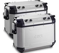 Givi Obkn4837Apack2 - Bolsas rígidas Laterales Monokey CAM-Side Trekker Outback, Aluminio, 306 cm de Largo, 495 cm de Ancho, 387 cm de Alto, par