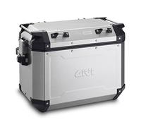 GIVI Trekker Outback 48 Conjunto de cajas laterales de aluminio Gris Plata un tamaño