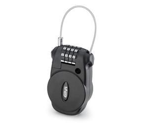 Givi - Padlock with Retractable Wire and Combination Lock s220