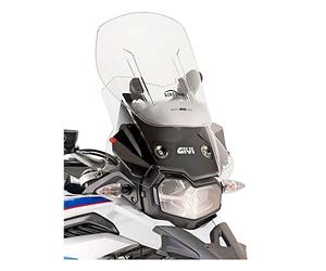 GIVI Pantalla de Flujo de Aire Transparente 470 x 490 mm para BMW F850GS (18-21), F750GS (18-21)