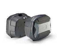GIVI Par de Maletas Negras TREKKER LITE 35 Lt Con Inserto De Plástico Negro