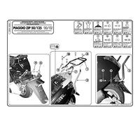 Givi Portaequipajes Monolock para Piaggio Zip 2 (00-)