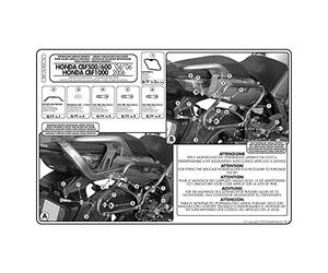 Givi - Portavaligie Laterale Honda CBF 500-600n