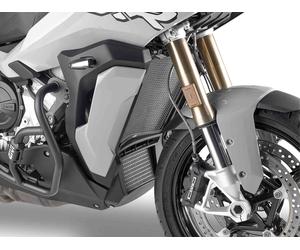 GIVI Protección específica para radiadores de agua y aceite de acero inoxidable, negro para modelos BMW (ver más abajo), negro