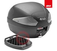 Maleta Pequeña Moto Scooter Negro Completo Placa 29 Lt Universal Givi