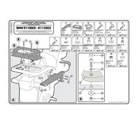 GIVI SR694 Baúl Tirante para Monokey Baúl con M5 Placa, Carga Máxima 10 Kg