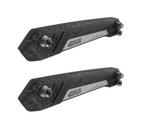 GIVI STL2177 Par de bastidores laterales retráctiles Stealth para Yamaha Tracer 7 desde 2025 - Fijación de bolsas Easy-T EASY12L/EASY12R