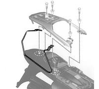 givi t213 soporte alforjas laterales compatible con honda xl 650 v transalp 2000 2001 2002 2003 2004 2005 2006 2007 mototopgun