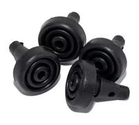 GiVi Tapones de goma, repuesto 4uds. para soporte GiVi SRA, placa M8 | Altura 5 mm para placas GiVi E251, M7, M8