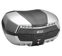 Givi TOPCASE MAXIA 5 MONOKEY, 58L, COLOR ALU. MONOKEY, 58L, ALU/TRANSP. plata