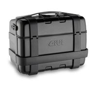 GIVI Trekker 46 Monokey Alforja superior de aluminio / alforja lateral, negro, Talla 46 litros