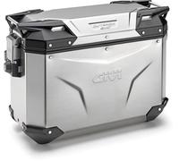 Givi Trekker Outback Evo, maletas laterales Monokey-Cam-Side Derecho 37 L male Plata