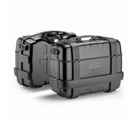 GIVI Trekker TRK33BBPACK2, Juego de 2 maletas laterales, 33 litros, negro