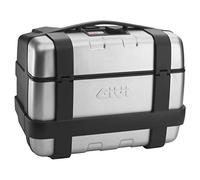 GIVI TRK46N Trekker Monokey Baúl Negro con Cover de Aluminio, Carga Máxima 10 Kg