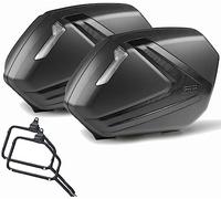 givi v37nnt maletas laterales + portamaletas compatible con honda nc 750 x 2016 2017 2018 2019 2020 mototopgun
