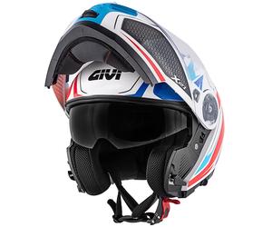 GIVI X.21 Challenger Shiver Casco abatible, negro/titanio/amarillo mate, Talla XS
