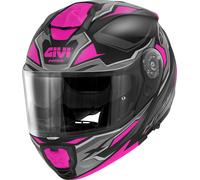 Givi X.27 Sector, casco abatible mujer S (56) female Mate Negro/Gris/Fucsia