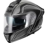 Givi X.50 Fiber Hologram, casco abatible M (58) female Mate Negro/Gris