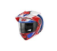 GIVI X27R TOURER TRWL AVENTURA MOTO CASCO MODULAR AZUL BLANCO ROJO